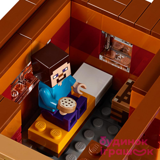 Конструктори LEGO - Конструктор фермерський будиночок LEGO Minecraft (21144)#5