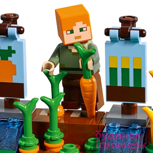Конструктори LEGO - Конструктор фермерський будиночок LEGO Minecraft (21144)#7