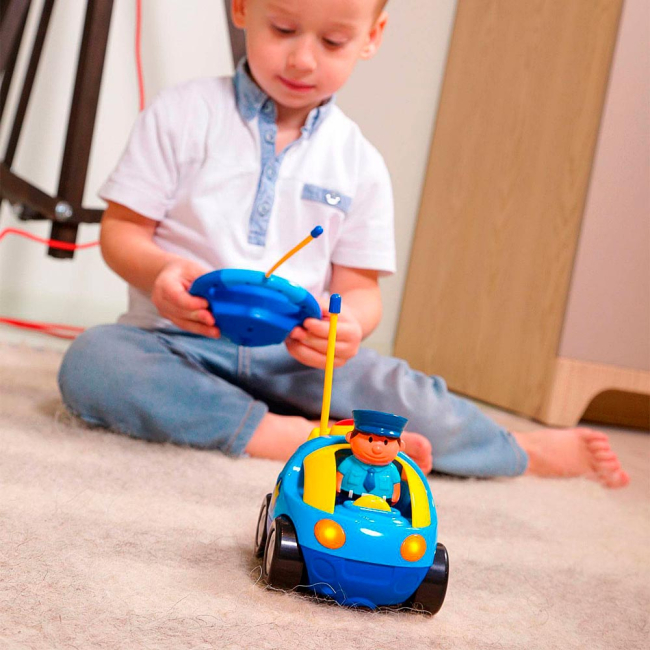 Радиоуправляемые модели - Машинка Bebelino Моя первая полицейская машина на радиоуправлении со звуковым эффектом (58039)#5