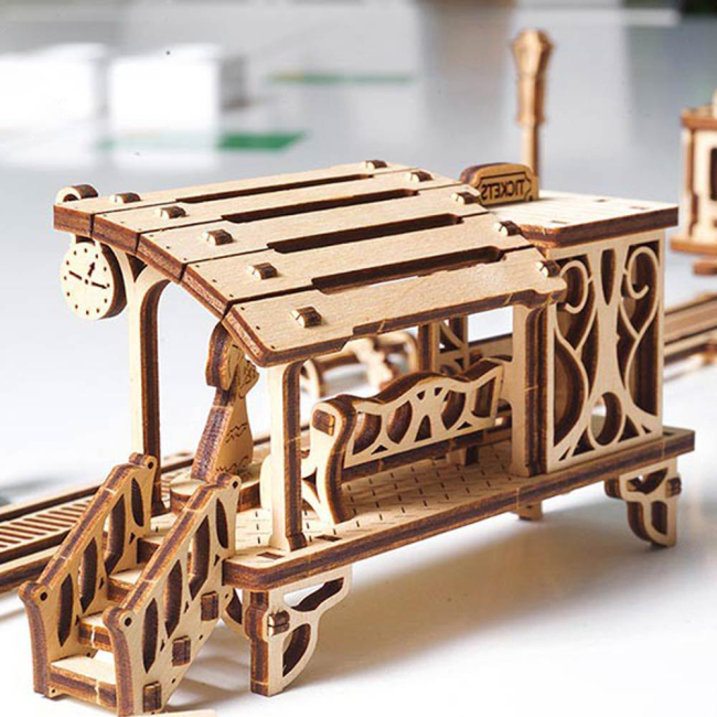 3D-пазли - Конструктор Ukrainian Gears Трамвайна лінія (70023)#3