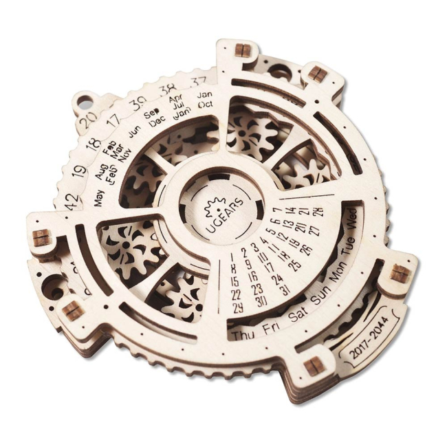 3D-пазлы - Конструктор Ukrainian Gears Механический календарь (70036)#2