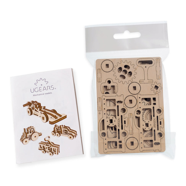 3D-пазли - Набір міні-конструкторів Ukrainian Gears Машини (70033)#3