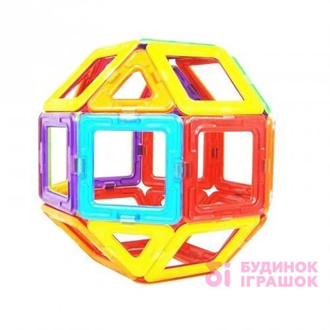 Магнітні конструктори - Магнітний конструктор Магнікон 62 деталі (MK-62)#3