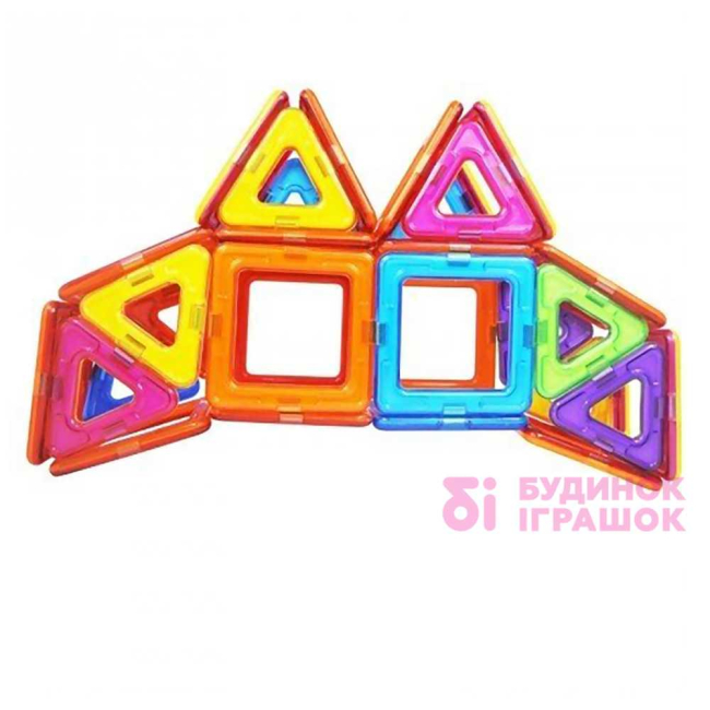 Магнітні конструктори - Магнітний конструктор Магнікон 62 деталі (MK-62)#5