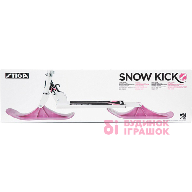 Санчата та аксесуари - Снігокат Stiga Snow kick white pink (75-1118-07)#4
