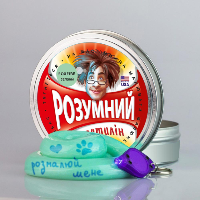 Антистрес іграшки - Розумний пластилін Foxfire зелений фантом (ti17002)#2
