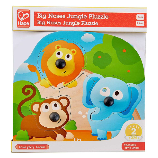 Развивающие игрушки - Пазл Hape Животные Африки с носиками (E1310)#2