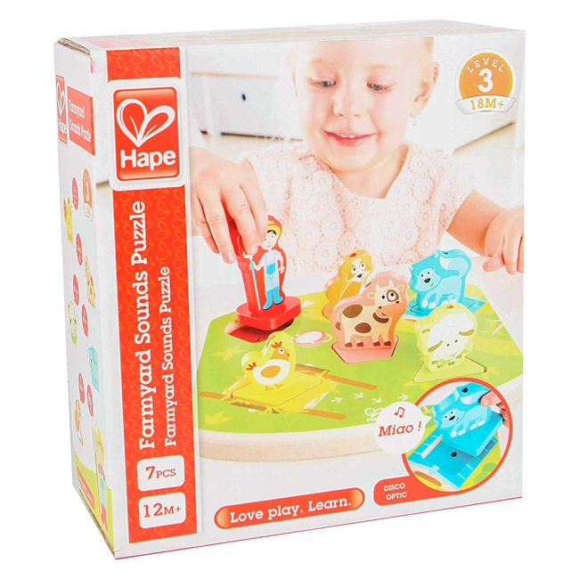 Пазли - Пазли Hape Ферма зі звуковим ефектом (E1614)#2