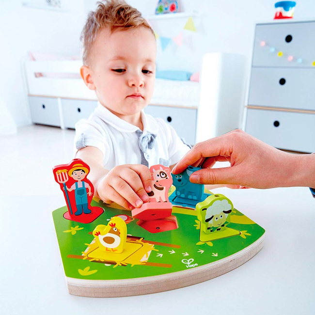 Пазли - Пазли Hape Ферма зі звуковим ефектом (E1614)#3