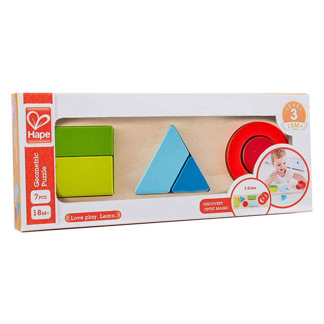 Развивающие игрушки - Сортер Hape Геометрические фигуры (E1615)#2