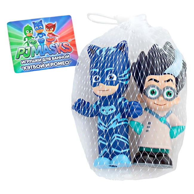Іграшки для ванни - Ігровий набір для ванни кетбой і Ромео TM PJ Masks (119936)#2