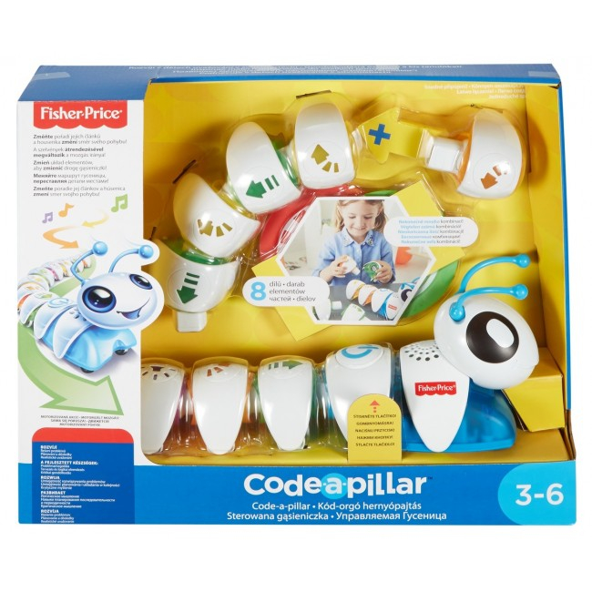 Навчальні іграшки - Інтерактивна іграшка Fisher-Price Think and learn Керована гусениця (DKT39)#5