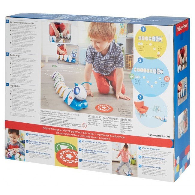 Навчальні іграшки - Інтерактивна іграшка Fisher-Price Think and learn Керована гусениця (DKT39)#6