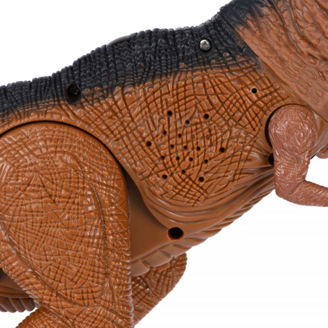 Фигурки животных - Динозавр коричневый со светом и звуком Same Toy Dinosaur World (RS6123Ut)#2