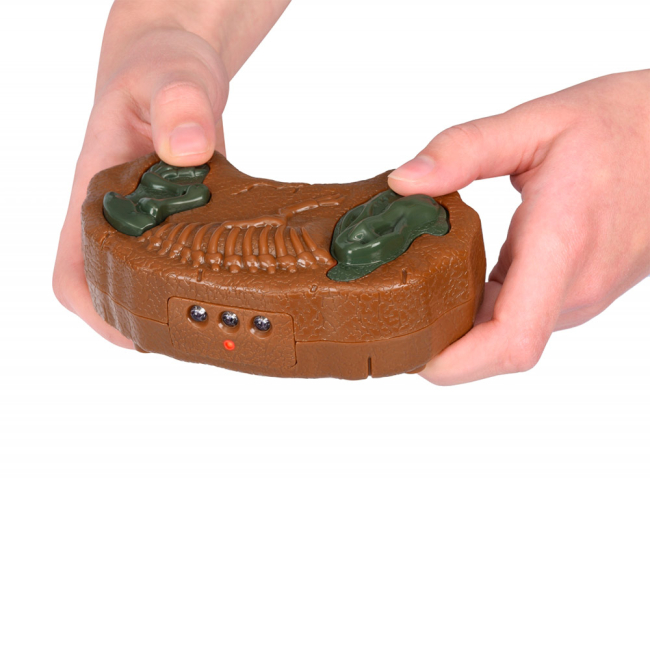 Фигурки животных - Динозавр коричневый со светом и звуком Same Toy Dinosaur World (RS6123Ut)#4