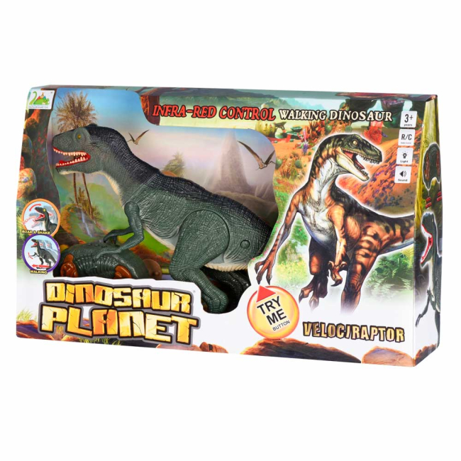 Фігурки тварин - Динозавр сірий зі світлом і звуком Same Toy Dinosaur Planet (RS6134Ut)#5