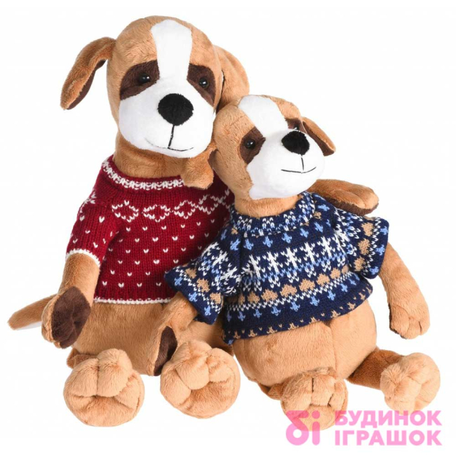 Мягкие животные - Мягкая игрушка собачка 31 см Soft Toy (THT570)#3