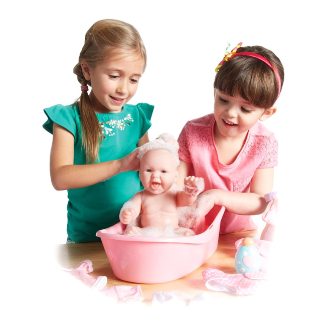 Пупсы - Пупс JC Toys Новорожденный с аксессуарами 33 см (JC18370) (4105028)#5
