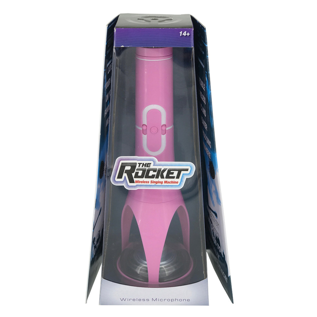 Музичні інструменти - Мікрофон караоке рожевий The Rocket  (51014)#2