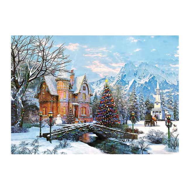 Пазлы - Головоломки Зимний пейзаж 1000 Trefl (10439)#2