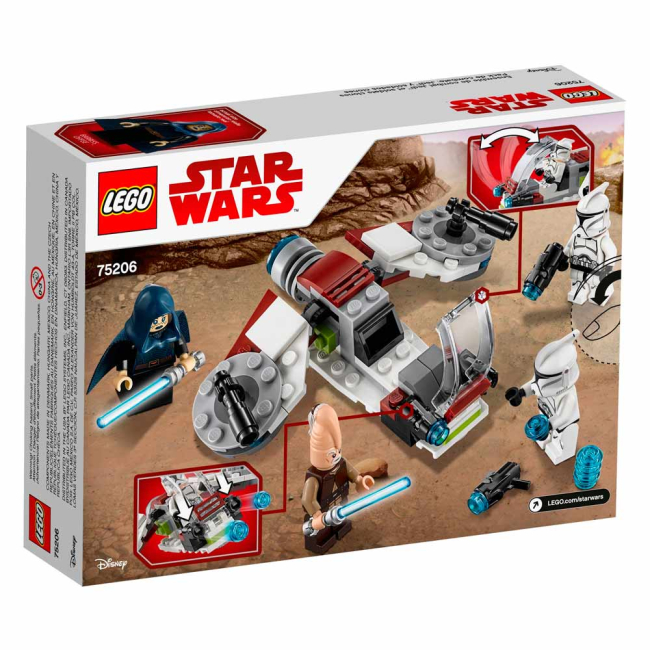 Конструктори LEGO - Конструктор LEGO Star Wars Бойовий набір джедаїв (75206)#3