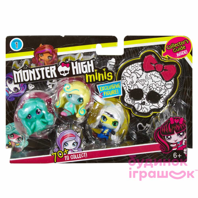 Куклы - Набор Monster High из трех мини-монстров (DVF41/DVF42) (DVF41/DVF42 )#2