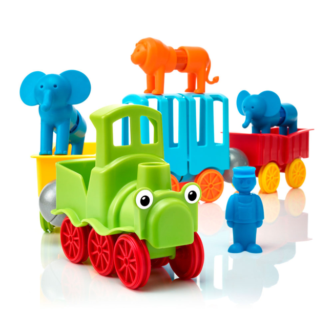 Магнитные конструкторы - Мой первый поезд с животными SmartМax (SMX 410)#2