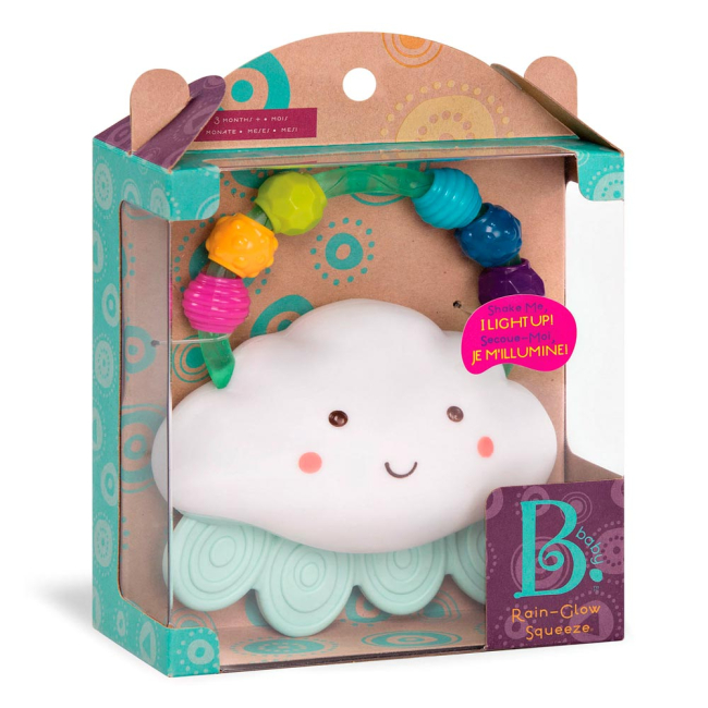 Брязкальця, прорізувачі - Прорізувач Battat Райдужний дощик із світловим ефектом (BX1560Z)#2