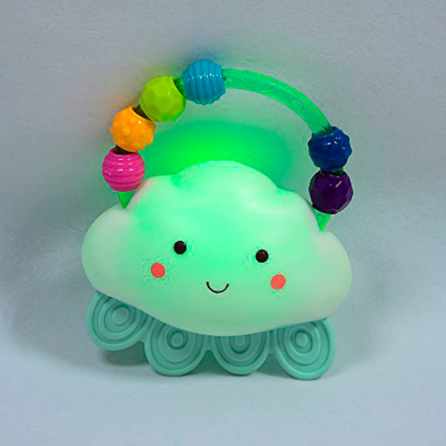 Брязкальця, прорізувачі - Прорізувач Battat Райдужний дощик із світловим ефектом (BX1560Z)#3