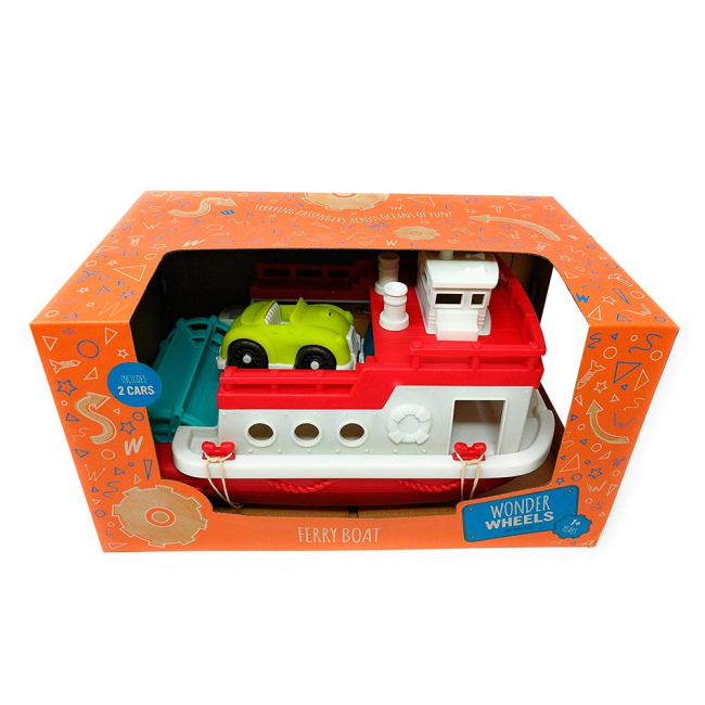 Машинки для малюків - Ігровий набір Battat Пором (VE1008Z)#4