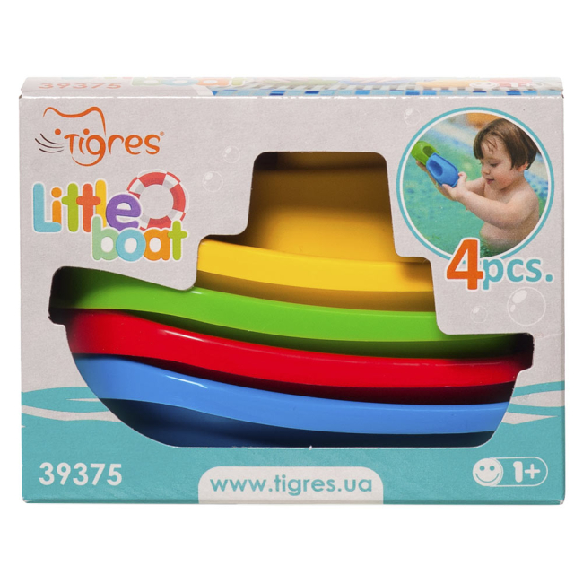 Игрушки для ванны - Набор корабликов Wader в коробке 4 шт (39375)#2
