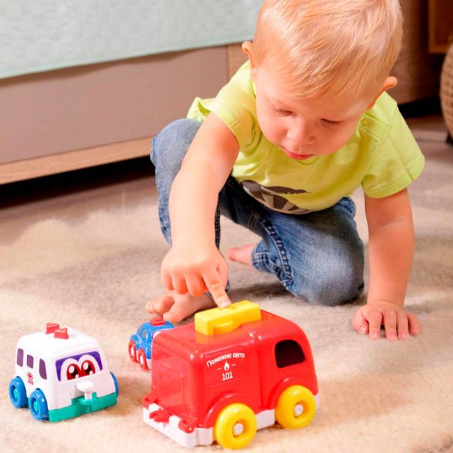 Машинки для малышей - Музыкальная пирамидка Bebelino Машинки (58020)#4