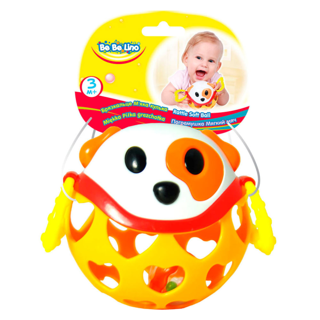 Погремушки, прорезыватели - Погремушка Bebelino Мягкий мяч Собака (58059)#2