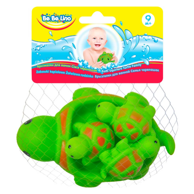 Игрушки для ванны - Брызгалки для ванны Bebelino Семья черепашек(58067)#2