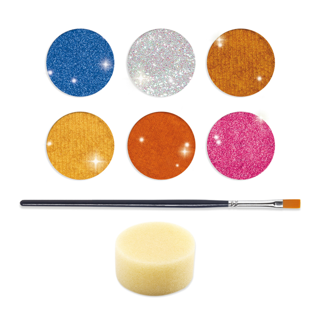 Косметика - Грим для обличчя DJECO Металік 6 кольорів (DJ09232)#4