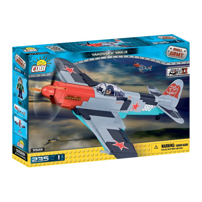 Конструктори з унікальними деталями - Конструктор COBI Друга Світова Війна Літак Як-3 (COBI-5529)#2