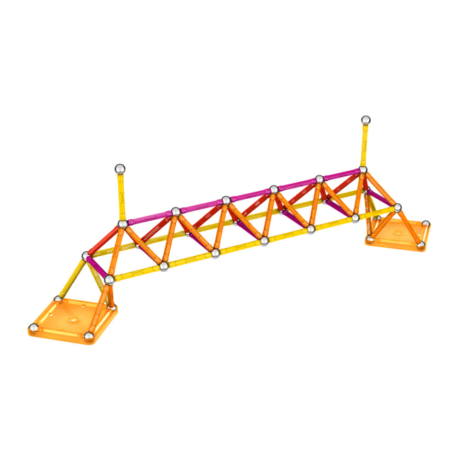 Магнитные конструкторы - Магнитный конструктор GEOMAG Color 127 деталей (264)#5