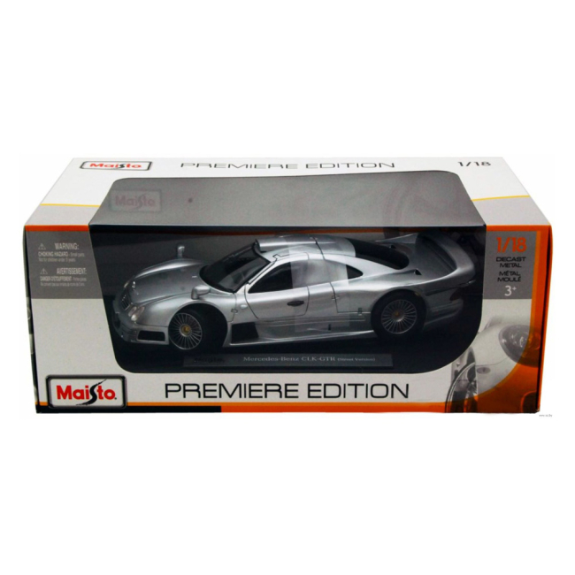 Автомодели - Автомодель Maisto Mercedes CLK (31949 silver)#5