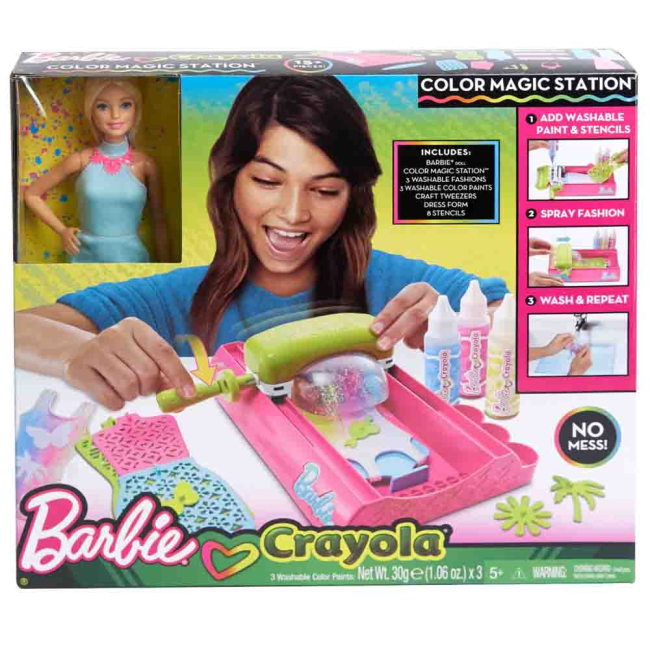 Ляльки - Набір Barbie Crayola Фабрика магічних кольорів (FPW10)#2