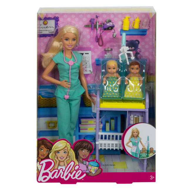 Куклы - Набор Barbie Любимая профессия Педиатр (DHB63/DVG10)#3