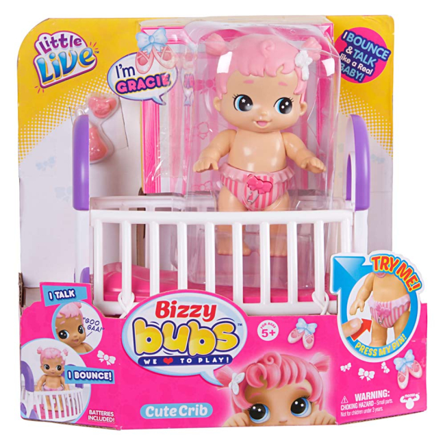 Куклы - Интерактивная кукла Bizzy Bubs Gracie способна качаться (28475)#2