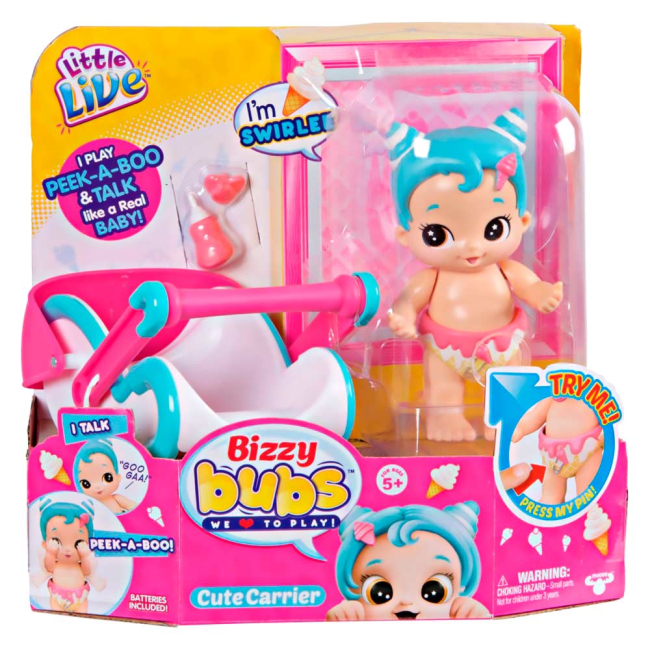 Ляльки - Інтерактивна лялька Bizzy Bubs Swirlee грається в хованки (28476)#2