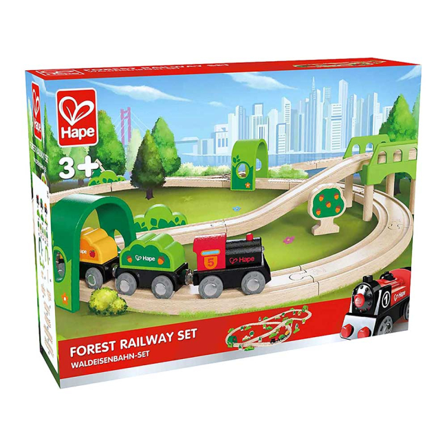 Железные дороги и поезда - Детская железная дорога HAPE из дерева (E3713)#3