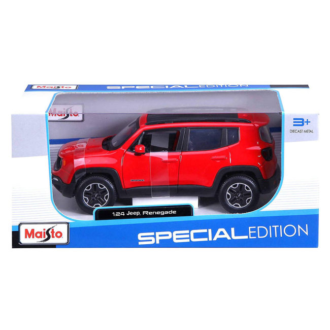 Автомоделі - Машинка іграшкова MAISTO Jeep  Renegade масштаб 1:24 (31282 met. red)#2