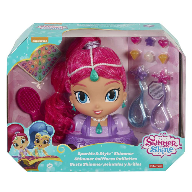Ляльки - Лялька-манекен Shimmer&Shine Сяюча зачіска Шиммер (FLV03)#2