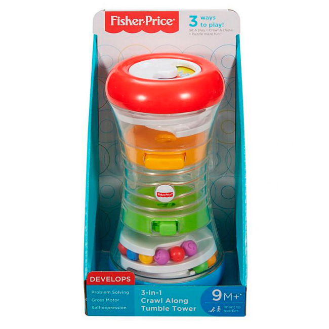 Погремушки, прорезыватели - Спиральная башня Fisher-Price с шариками (DRG12)#2