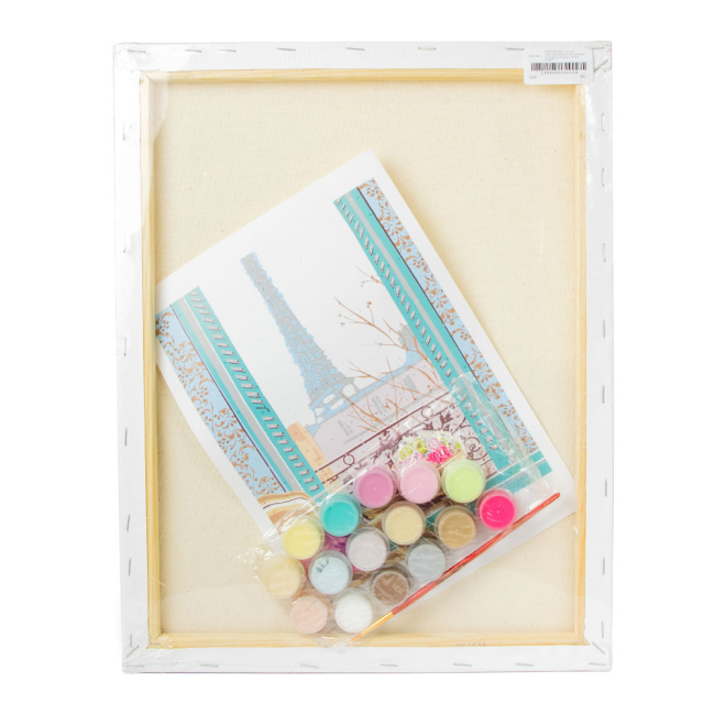 Товари для малювання - Набір Rosa Start Техніка акриловий живопис за номерами Сніданок у Парижі (N0001350)#2