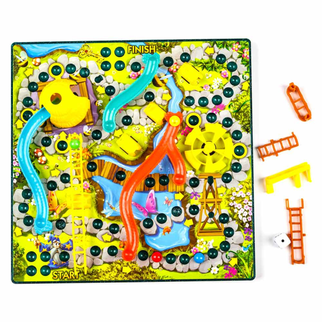 Настольные игры - Настольная игра JoyBand Змейки и ступени (40405)#3