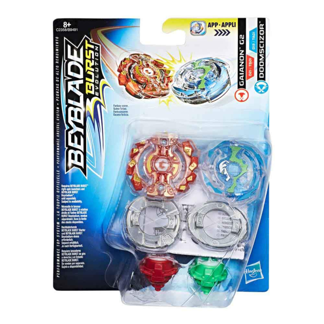 Дзиги та бойові арени - Набір Beyblade Gaianon G2 та Doomscizor (B9491/C2358)#2
