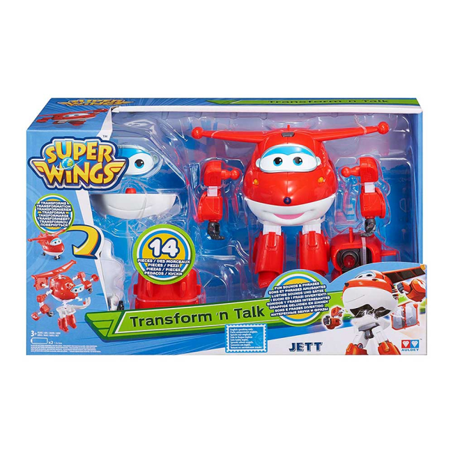Фігурки персонажів - Іграшка-трансформер Super Wings Jett розмовляюча (YW710310)#5